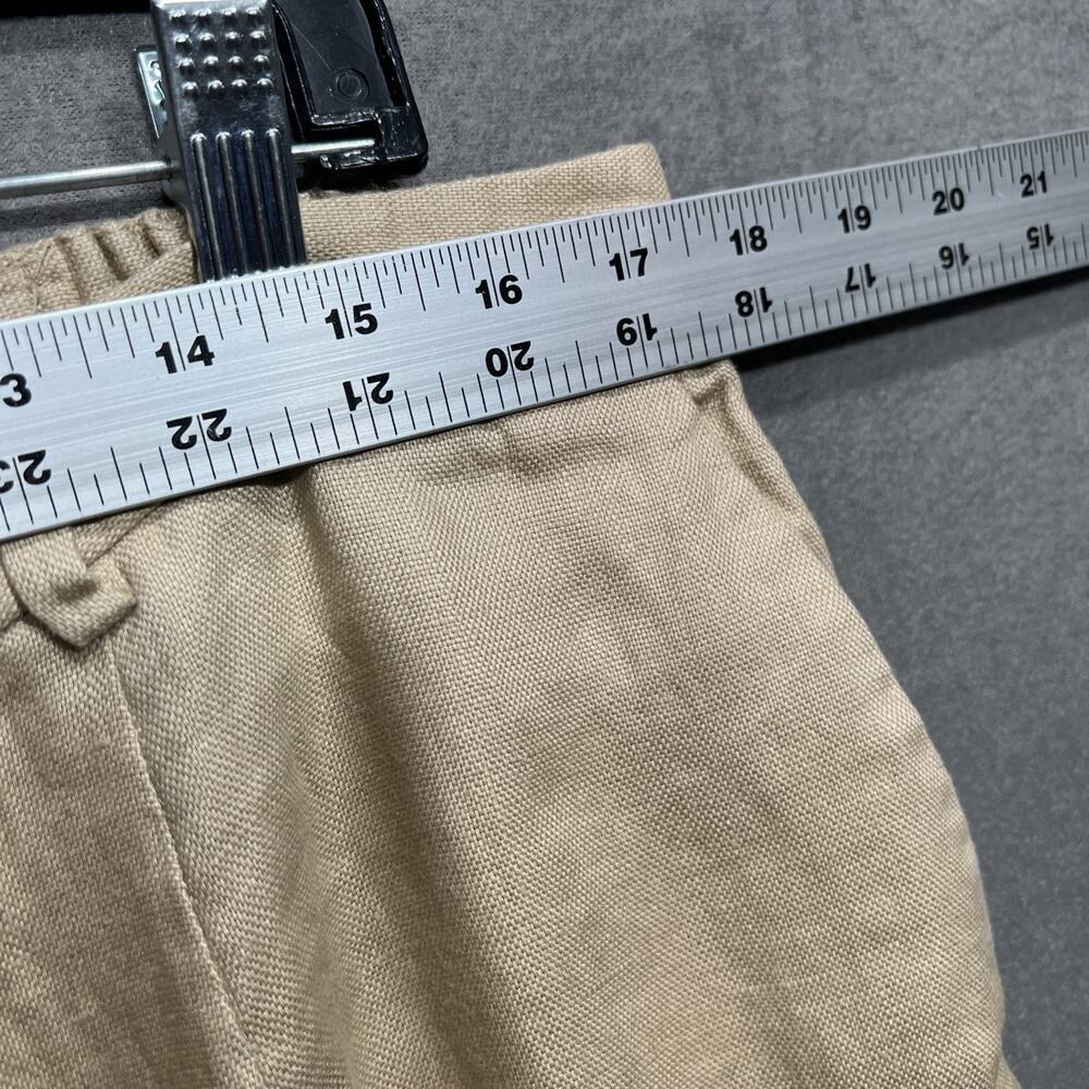 Lauren Ralph Lauren 100% Linen Dress Pants Beige Womens Size 18WP (READ) - Picture 12 of 13